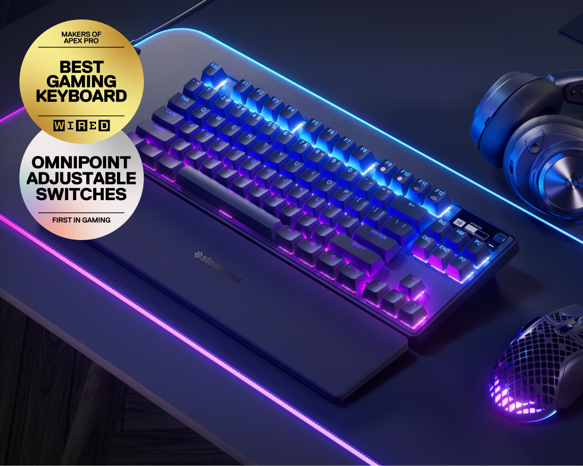 SteelSeries Apex Pro TKL RGB Mechanical Gaming Keyboard - OmniPoint - Micro  Center