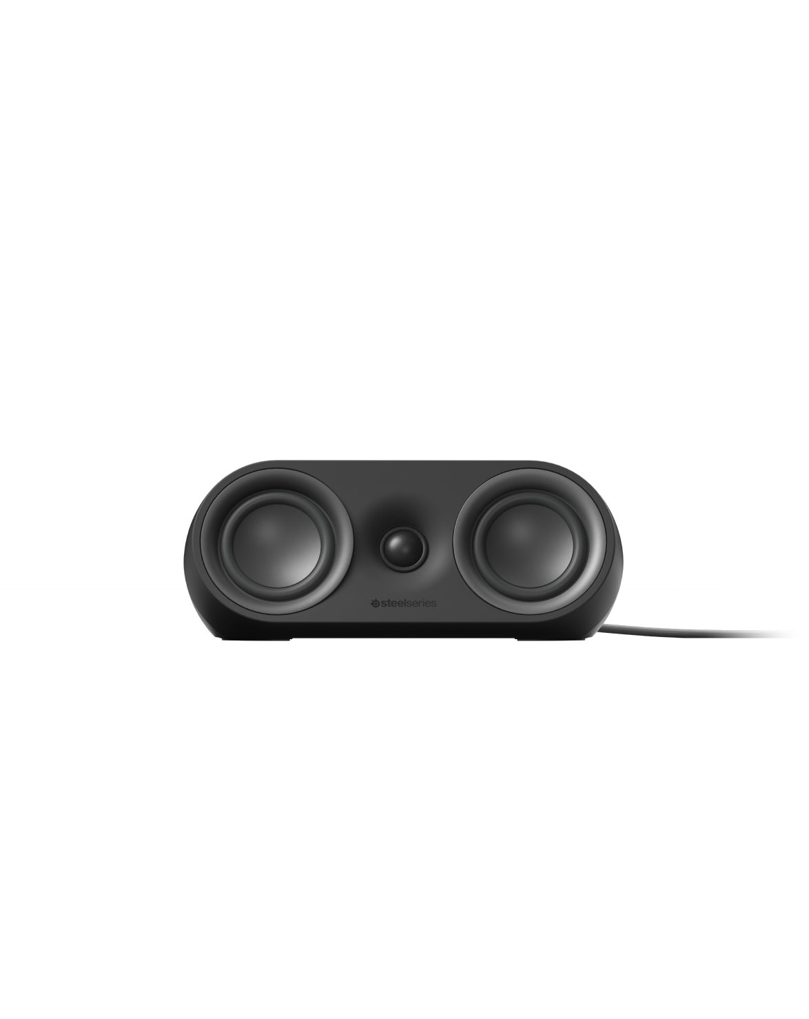 
 A front-facing view of the two way speaker.
 