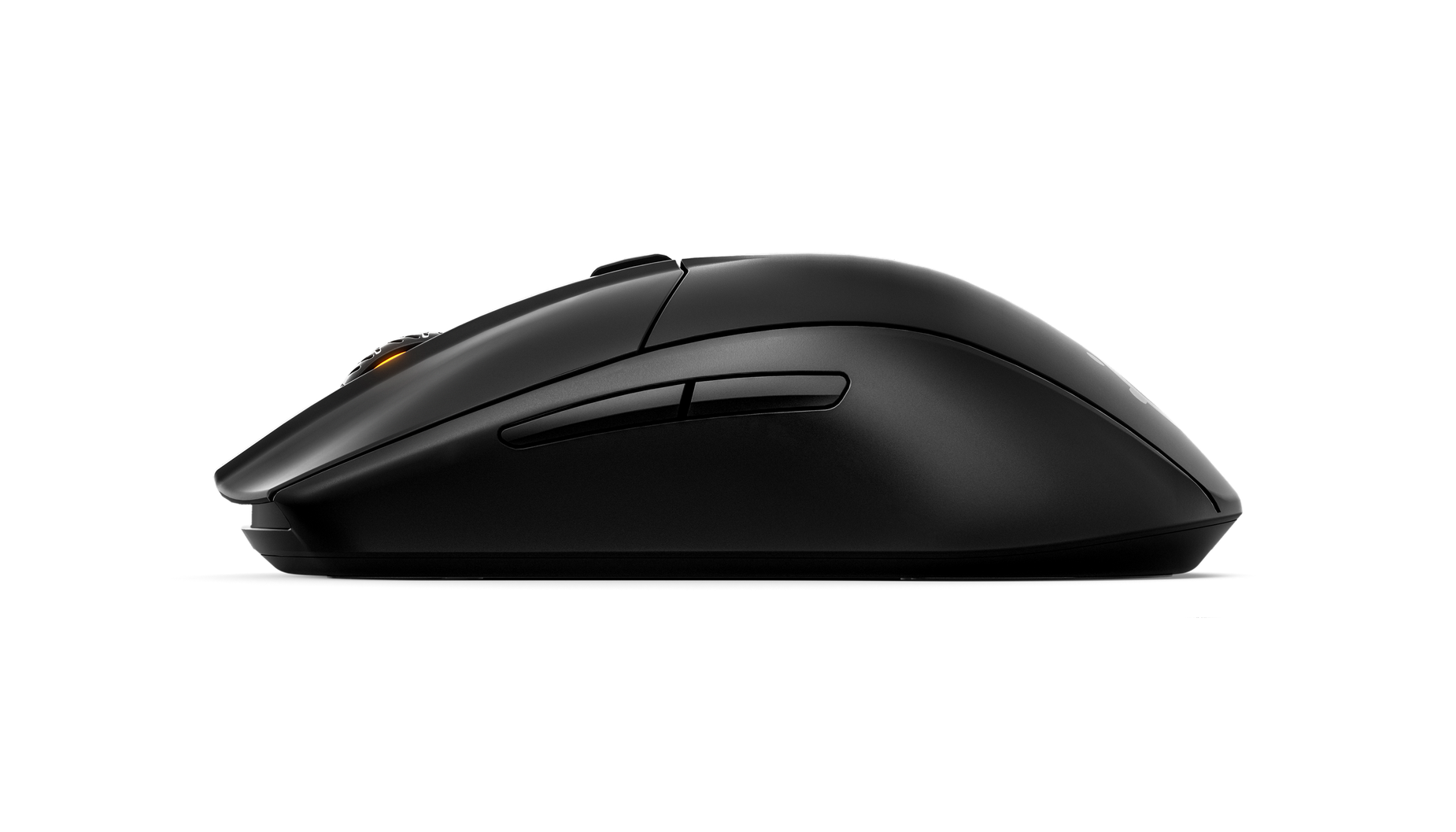 
 A side angle view of the Rival 3 Wireless mouse
 